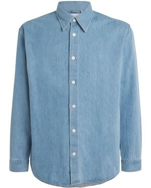 NN07 Denim Relaxed Casper Overshirt - Blue