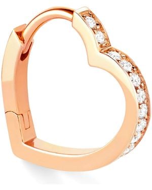 Repossi And Diamond Antifer Single Huggie Earring - Metallic