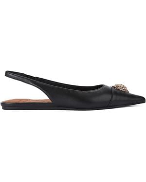 Kurt Geiger Belgravia Slingback Ballet Flats - Black