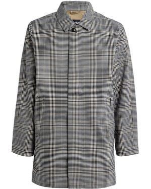 Barbour Check Rokig Waterproof Jacket - Grey