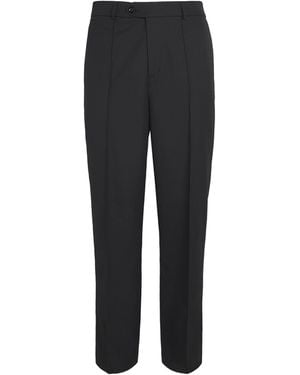 About Blank Everyday Wide-Leg Pleated Pants - Black