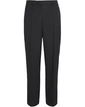About Blank Everyday Wide-Leg Pleated Pants - Black