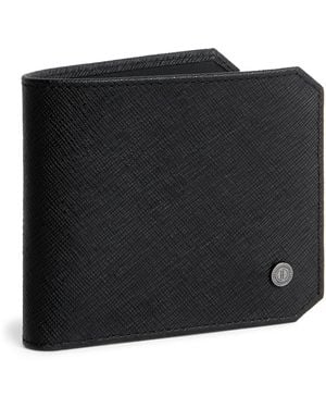 Harrods Saffiano Leather Bifold Wallet - Black
