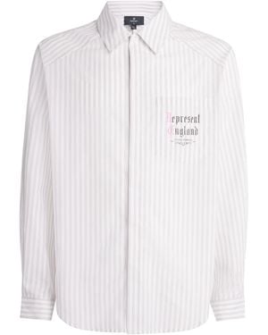 Represent Cotton Pinstripe Shirt - White