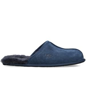 UGG Suede Scuff Slippers - Blue
