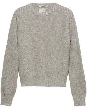 MAX&Co. Cotton-Blend Rib-Knit Jumper - Grey