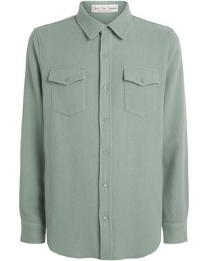 God's True Cashmere Cashmere Agave Shirt - Green