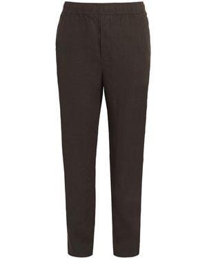 Samsøe & Samsøe Linen Sajabari Straight Pants - Gray
