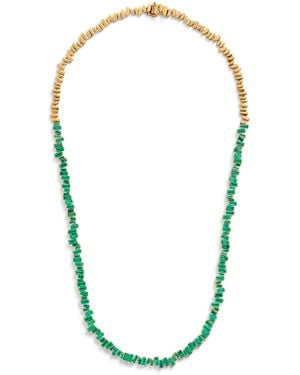 Suzanne Kalan And Emerald Bold Tennis Necklace - Blue