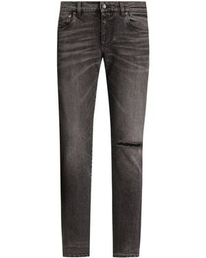 Dolce & Gabbana Skinny Stretch Jeans - Grey
