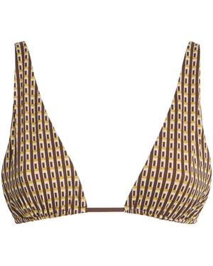 SIR. Geometric Cooper Bikini Top - Natural
