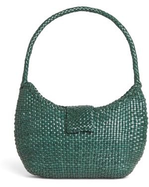RIXO London X Dragon Diffusion Leather Saoirse Shoulder Bag - Green