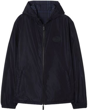 Burberry Reversible Check Newport Jacket - Blue
