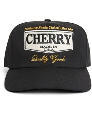 CHERRY LA Embroidered Logo Cap - Black