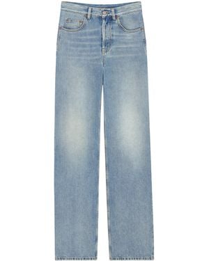 Saint Laurent Neo Baggy Straight Jeans - Blue