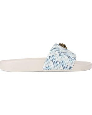 Kurt Geiger Meena Eagle Slides - White