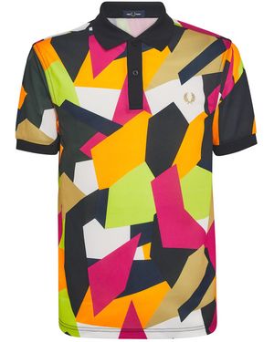 Fred Perry Printed Polo Shirt - Multicolour