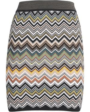 Missoni Zigzag Mini Skirt - Gray