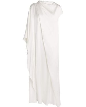 ROKSANDA Silk One-Shoulder Hiba Midi Dress - White