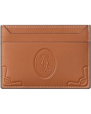Cartier Must De Card Holder - Brown