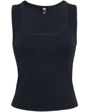 PAIGE Amanita Tank Top - Blue