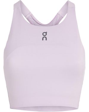 On Shoes Performance Crop Top - Purple