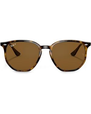 Ray-Ban Tortoiseshell Irregular Sunglasses - Brown