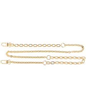 Maje Tone Chain Shoulder Strap - Natural