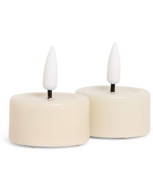 Deluxe Homeart Led Tealight Candles - Natural