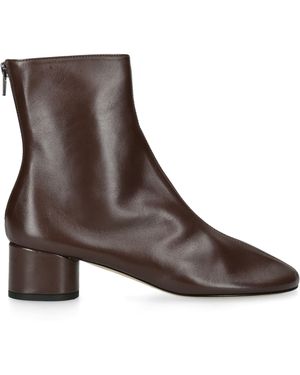 Dear Frances Leather Harlie Ankle Boots 55 - Brown