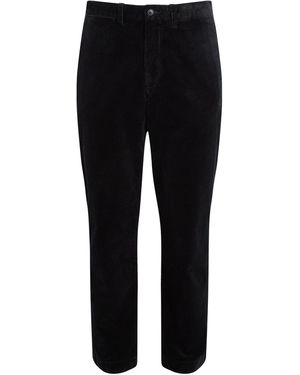 Polo Ralph Lauren Cotton-Blend Corduroy Trousers - Black