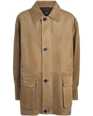 Arma Lamb Suede Mira Jacket - Brown