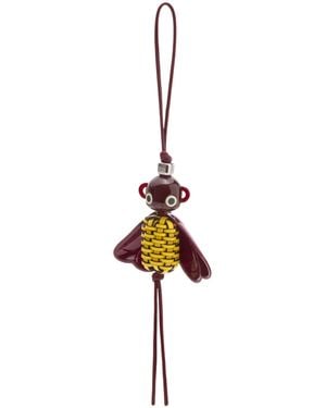 Loewe Leather-Resin Blombee Charm - Metallic