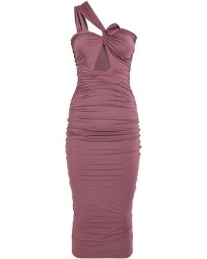 Maygel Coronel Asymmetric Arcano Midi Dress - Purple