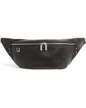 Rick Owens Large Leather Geo Belt Bag - Black