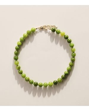 Anni Lu Plated Beaded Ball Necklace - Metallic