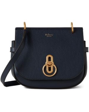 Mulberry Small Leather Amberley Cross-Body Bag - Blue