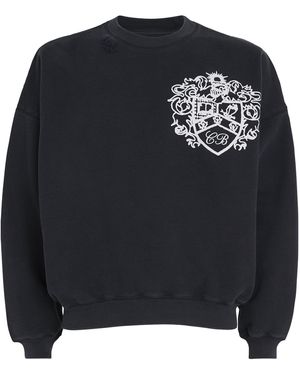 Cole Buxton Collegiate Crest Sweatshirt - Black
