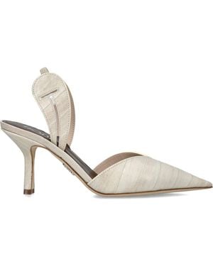 Rodo Aira Slingback Pumps 75 - Metallic
