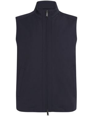 Eton Lana Tech Gilet - Blue