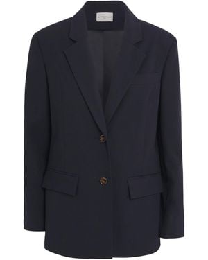 Claudie Pierlot Single-Breasted Blazer - Blue