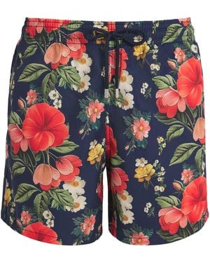 Vilebrequin Floral Moorea Swim Shorts - Blue