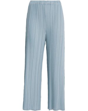 Pleats Please Issey Miyake Mellow Pleats Trousers - Blue