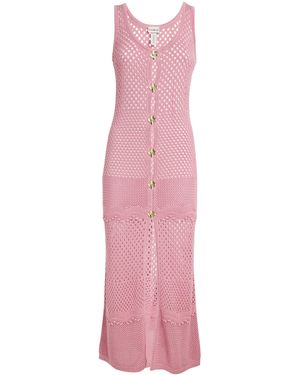 Evarae Knitted Mara Maxi Dress - Pink