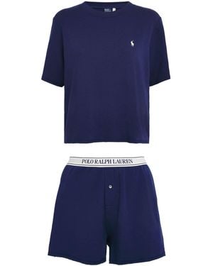 Polo Ralph Lauren Polo Pony Pyjama Set - Blue