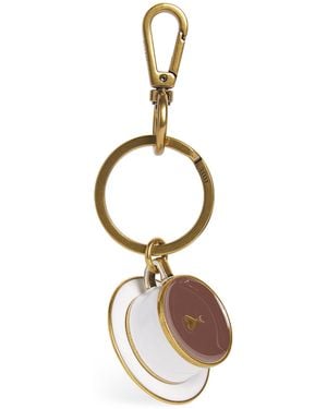 Ami Paris Coffee Cup Keyring - Metallic