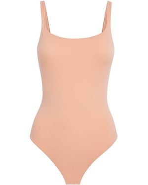 Skims Fits Everybody Square-Neck Bodysuit - White