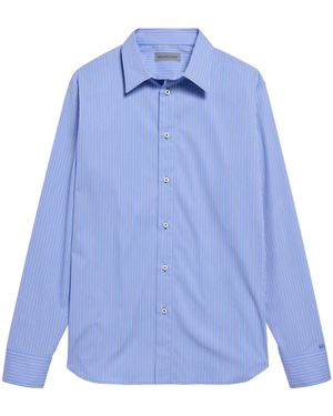 Balenciaga Cotton Stripe Shirt - Blue
