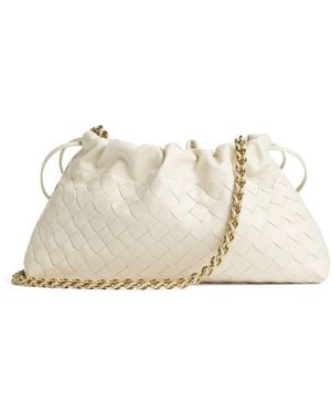 Bottega Veneta Leather Dustbag Shoulder Bag - Natural