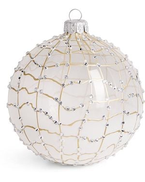 Harrods Crystal-Embellished Ombré Bauble - Natural